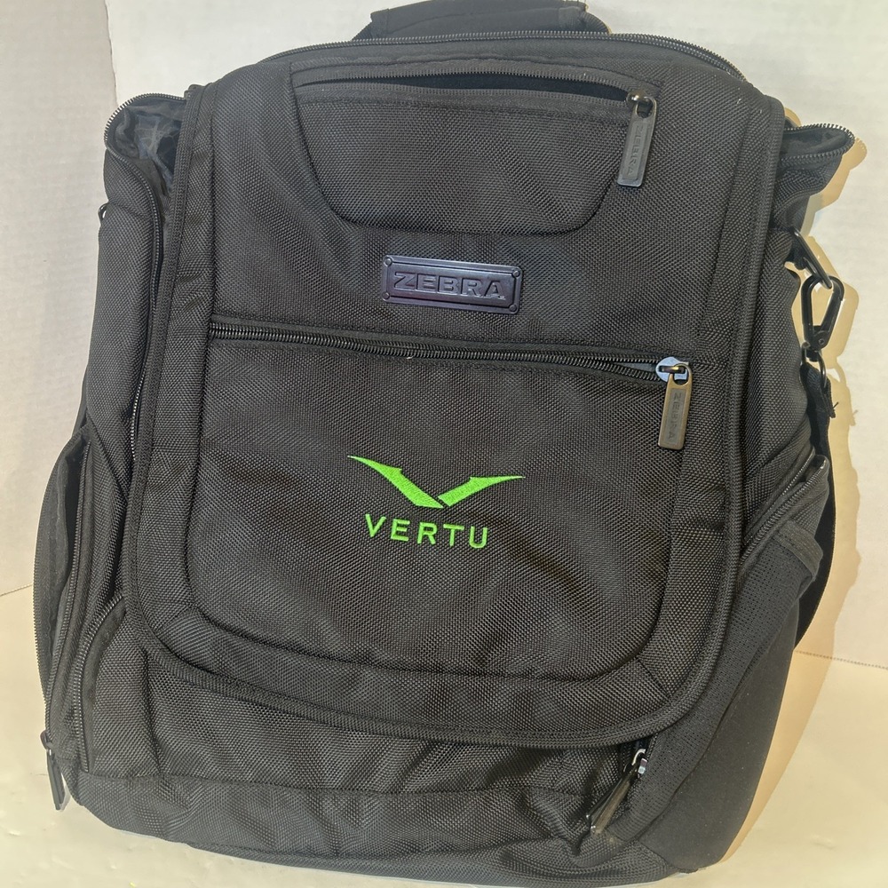 Zebra Brand Convertible Backpack Briefcase Laptop‎ Computer Messenger Bag